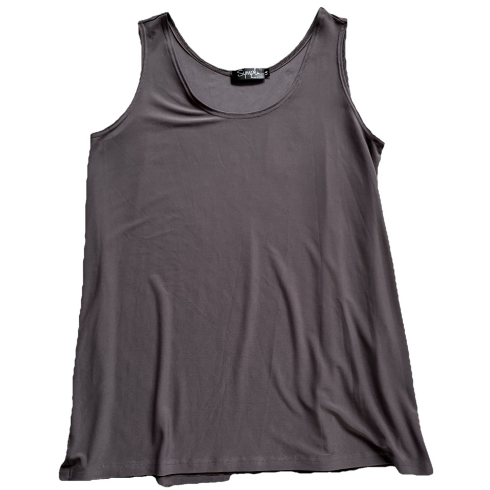 SYMPLI NWT GO TO TANK RELAX SIZE 14 ELEGANT ELEVATED CHIC COMFY CLASSIC CASUAL